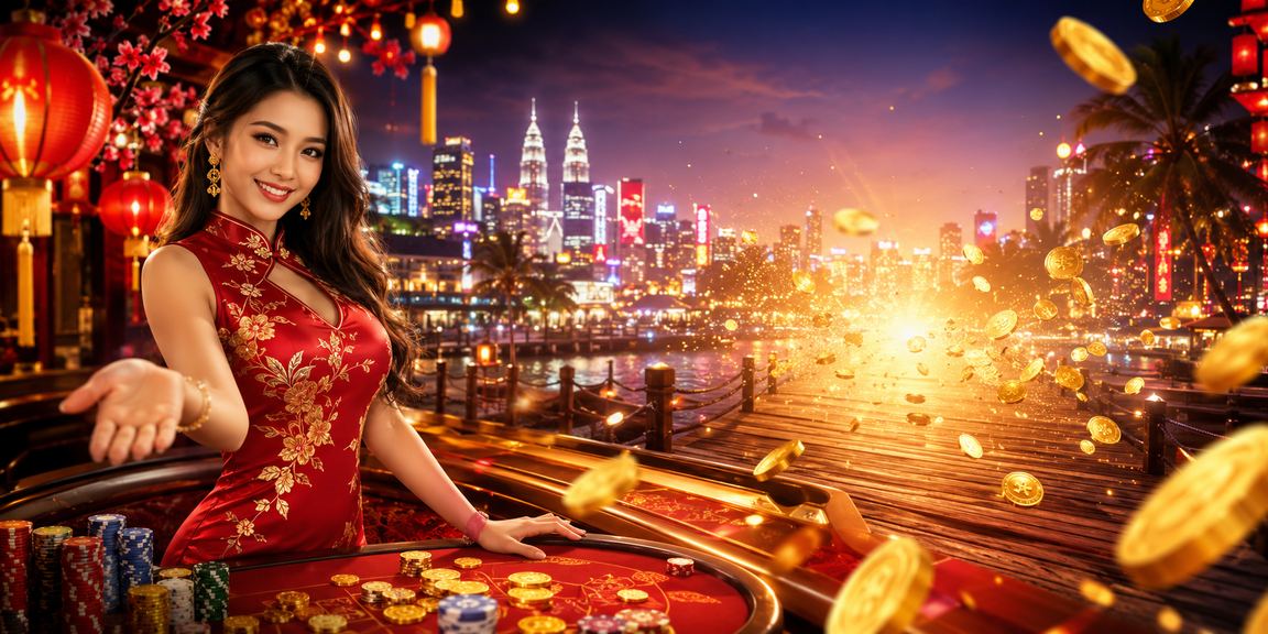 Suasana hiburan kasino gaya Malaysia di Kuala Lumpur pada platform merchant9